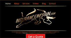 Desktop Screenshot of insuranceinspain.com